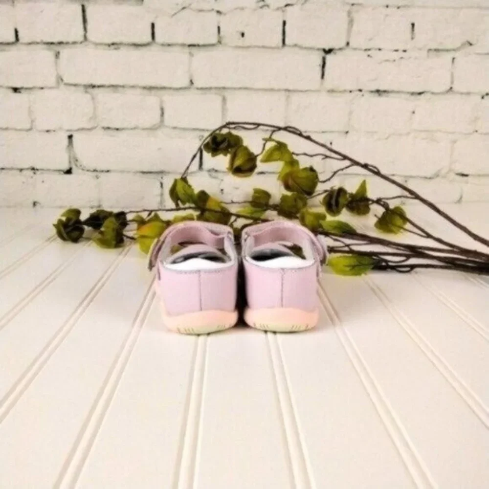 Riley Roos Carly Blush Mary Jane Walking Shoes Siize 3-6 months